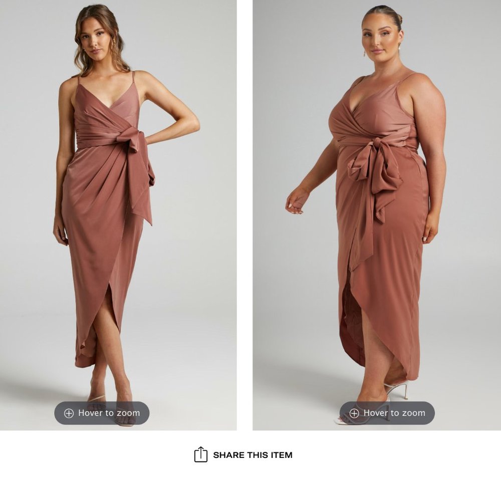 Showpo How Will I Know Dusty Rose Dress